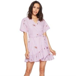 Romeo & Juliet Couture Embroidered Striped Dress